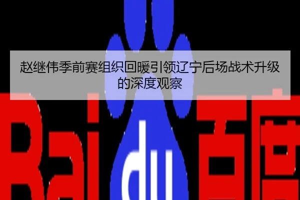 赵继伟季前赛组织回暖引领辽宁后场战术升级的深度观察